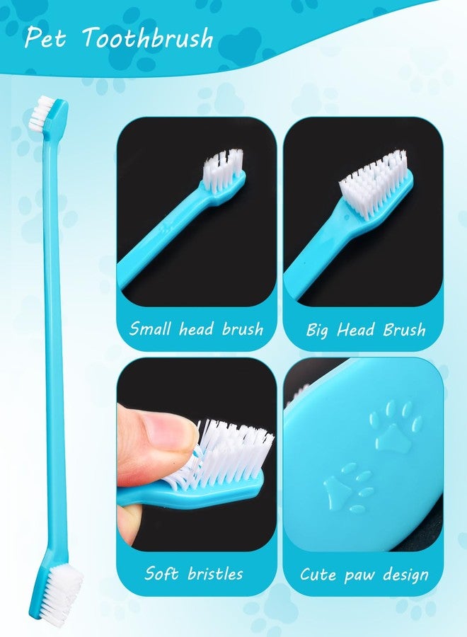 CRAZYBELLY 30 Pcs Pet Toothbrush Kit - Dual-Headed Toothbrush for Dogs & Cats - 10 Colors - Image 4